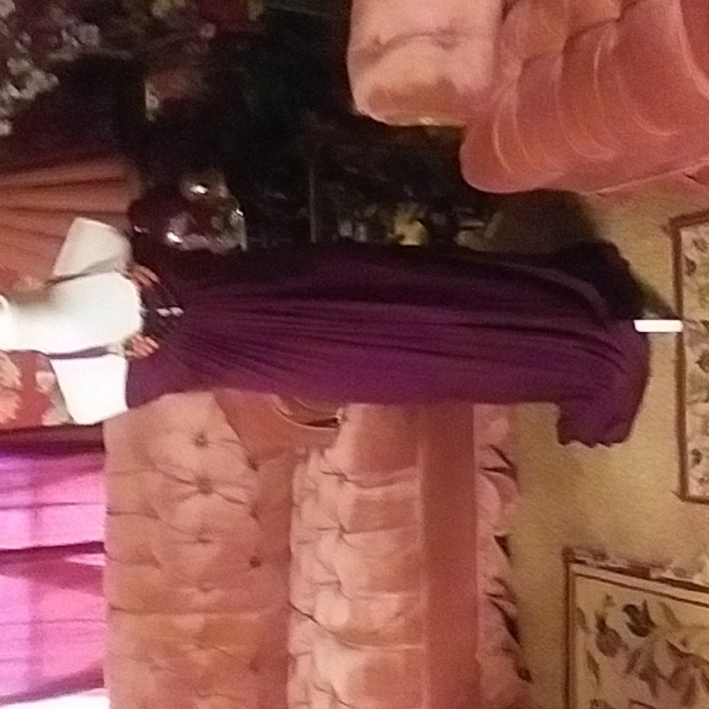 purple dress
